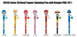 (Pre-order) Sonic 3D Head Topper Spinning Pen Display (12)