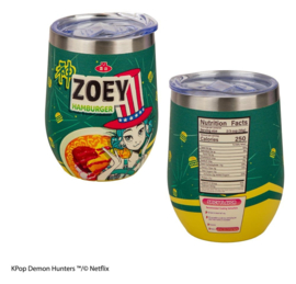 (Pre-order) KPop Demon Hunters Travel Mug Zoey Hamburger