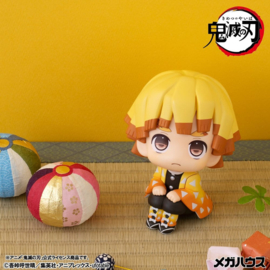 (Pre-order) Demon Slayer: Kimetsu no Yaiba Look Up PVC Figures 2-Pack Zenitsu Agatsuma Grumpy Ver. & Kaigaku 11 cm (with gift)