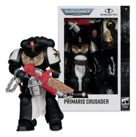 (Pre-order) Warhammer 40,000 Action Figure Primaris Crusader (Black Templars) 18 cm