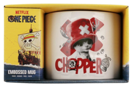 (Pre-order) One Piece Mug Chopper Embossed