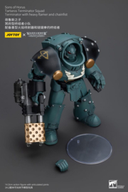 PRE-ORDER Warhammer The Horus Heresy Action Figure 1/18 Tartaros Terminator Squad Terminator With Heavy Flamer And Chainfist 12 cm