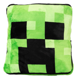 (Pre-order) Minecraft Cushion Blanket Creeper 2-in-1 Foldable 150 cm