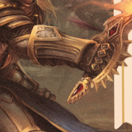 (Pre-order) World of Warcraft Art Print Sylvanas vs Anduin Wrynn Limited Edition 42 x 30 cm