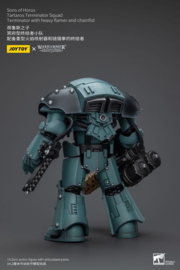 PRE-ORDER Warhammer The Horus Heresy Action Figure 1/18 Tartaros Terminator Squad Terminator With Heavy Flamer And Chainfist 12 cm