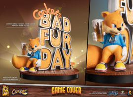 (Pre-order) ConkerÂ´s Bad Fur Day Statue Game Cover Exclusive Edition 45 cm
