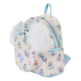 PRE-ORDER Disney by Loungefly Backpack & Headband Set Mickey & Friends Winter Wonderland AOP