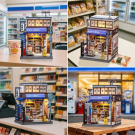 (Pre-order) Miniature House Model Kit Beika-cho Convenience Store 22 x 15 cm  
