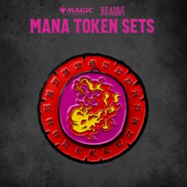 PRE-ORDER Magic the Gathering Dice and Token Pack Red Mana