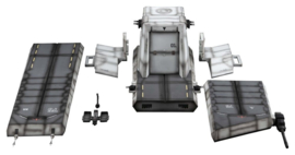 (Pre-order) Gundam Unicorn Realistic Model Series Diorama 1/144 Scale Nahel Argama Catapult Deck (UC ver.) 138 cm