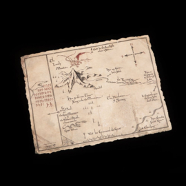 (Pre-order) The Hobbit Art Print Thorin's Map 40 x 30 cm