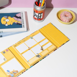 (Pre-order) The Simpsons Weekly Planner with Sticky Notes 19 x 17 cm