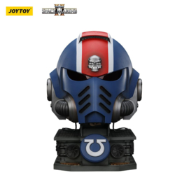 (Pre-order) Warhammer 40,000: Space Marine 2 Replica Ultramarines Lieutenant Titus helmet with Display Stand 44 cm 