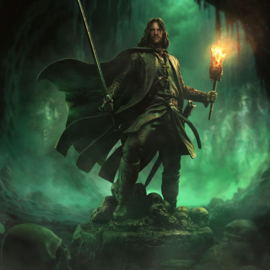(Pre-order) The Lord of the Rings Art Scale Statue 1/10 Aragorn Unleashed 31 cm 