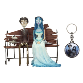 (Pre-order) Corpse Bride Gift Set figure & Keyring Victor & Emily