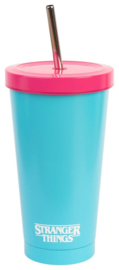 (Pre-order) Stranger Things Tumbler with Straw Rink-O-Mania 550 ml