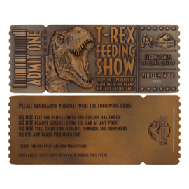 PRE-ORDER Jurassic Park Replica 1/1 Feeding Show Ticket