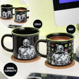 (Pre-order) Star Wars: The Mandalorian Heat Change Mug Mandalorian and Grogu