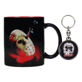 (Pre-order) Friday the 13th Gift Set Mug & Keyring Jason's Mask