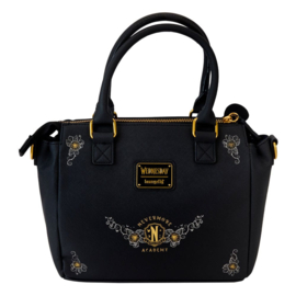 PRE-ORDER Wednesday by Loungefly Passport Bag Figural Typewriter