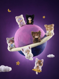 (Pre-order) Planet Cat Wishing Star Series Mini Figures Blind Box Display 11 cm (6)