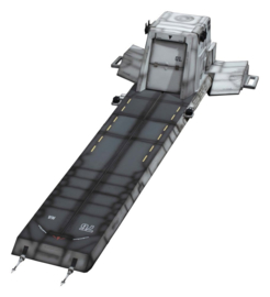 (Pre-order) Gundam Unicorn Realistic Model Series Diorama 1/144 Scale Nahel Argama Catapult Deck (UC ver.) 138 cm