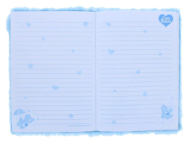 (Pre-order) Care Bears Plush Notebook Blue