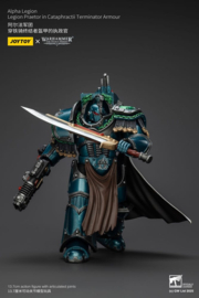 (Pre-order) Warhammer The Horus Heresy Action Figure Alpha Legion Legion Praetor in Cataphractii Terminator Armour 18 cm