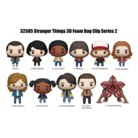 (Pre-order) Stranger Things 3D PVC Bag Clips  Series 2 Display (24)