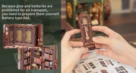 (Pre-order) Book Nook Owl Bookstore 17 x 12 cm  