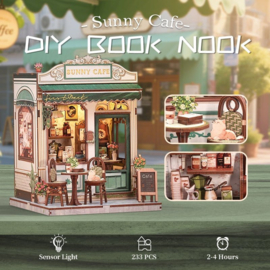 (Pre-order) Miniature House Model Kit Sunny Cafe 20 x 16 cm  