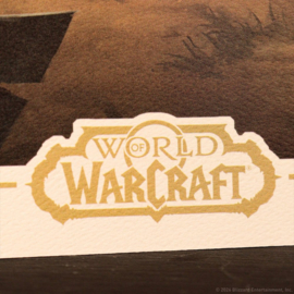 (Pre-order) World of Warcraft Art Print Sylvanas vs Anduin Wrynn Limited Edition 42 x 30 cm