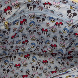 (Pre-order) Mickey & Minnie by Loungefly Canvas Tote Bag Puff Quilt