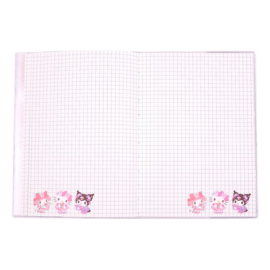 (Pre-order) Sanrio Notebook Hello Kitty & Friends Sakura Series Holographic Checkered 