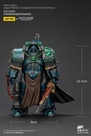 (Pre-order) Warhammer The Horus Heresy Action Figure Alpha Legion Legion Praetor in Cataphractii Terminator Armour 18 cm