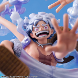 (Pre-order) One Piece Portrait.Of.Pirates PVC Figure "Evolutionary History" Monkey D. Luffy "Gear Fifth" 26 cm
