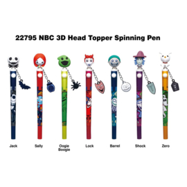 (Pre-order) Nightmare before Christmas pen 3D Head Topper Spinning Pen