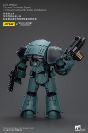 PRE-ORDER Warhammer The Horus Heresy Action Figure 1/18 Tartaros Terminator Squad Terminator With Combi-Bolter And Chainfist 12 cm