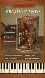 (Pre-order) Book Nook The Secret Rhythm 23 x 11 cm  