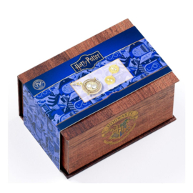 (Pre-order) Harry Potter: Hermoine Potions Time Turner Necklace and Earrings Gift Set (Golden Tone)