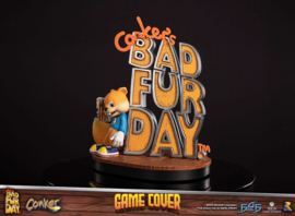 (Pre-order) ConkerÂ´s Bad Fur Day Statue Game Cover Exclusive Edition 45 cm