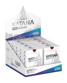 (Pre-order) Ultimate Guard Katana Sleeves Standard Size (100) - Red