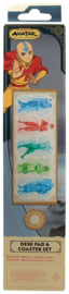 (Pre-order) Avatar: The Last Airbender Desk Pad & Coaster Set Elements