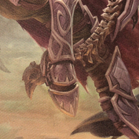 (Pre-order) World of Warcraft Art Print Sylvanas vs Anduin Wrynn Limited Edition 42 x 30 cm
