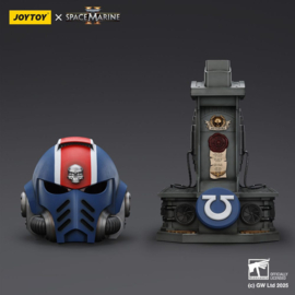 (Pre-order) Warhammer 40,000: Space Marine 2 Replica Ultramarines Lieutenant Titus helmet with Display Stand 44 cm 