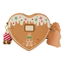 PRE-ORDER Disney by Loungefly Crossbody Bag Lilo & Stitch Angel and Stitch Gingerbread Heart