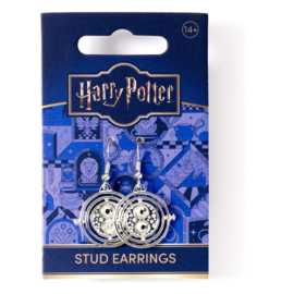 (Pre-order) Harry Potter Earrings Time Turner (Silver Tone)