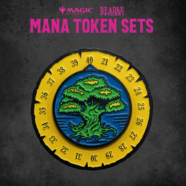 PRE-ORDER Magic the Gathering Dice and Token Pack Green Mana