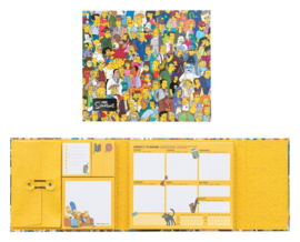 (Pre-order) The Simpsons Weekly Planner with Sticky Notes 19 x 17 cm
