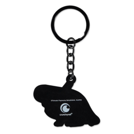 (Pre-order) Chainsaw Man Rubber Keychain Pochita Sitting